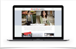 Website ModeOnlyLadies in Edam. Ook voor iPad en iPhone